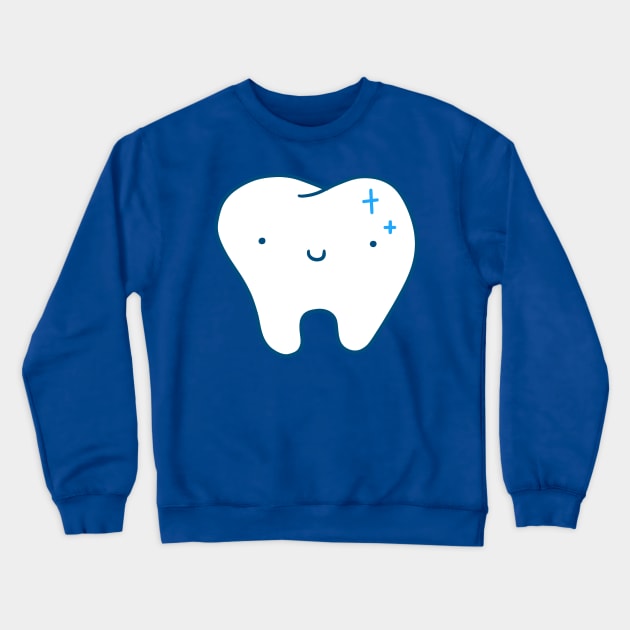 Cute Tooth Crewneck Sweatshirt by saradaboru